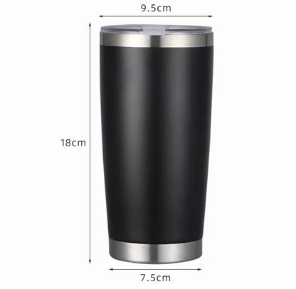 20 Oz Stainless Steel Thermal Water Bottle – Vacuum Flask for Tea, Coffee & Water