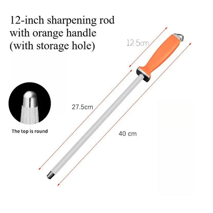 Knife Sharpener Grinder – Non-Slip Handle Kitchen Sharpening Tool for Chef Knives