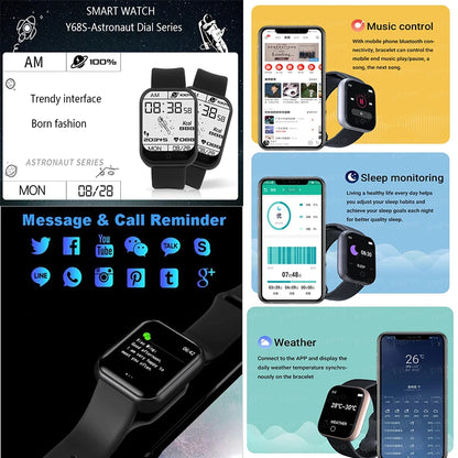 Children's Smart Digital Watch With Connected Watch Child Step Count Heart Rate Monitoring Bluetooth Wirstwatch for Men Women - BeeTrendyShop.COM