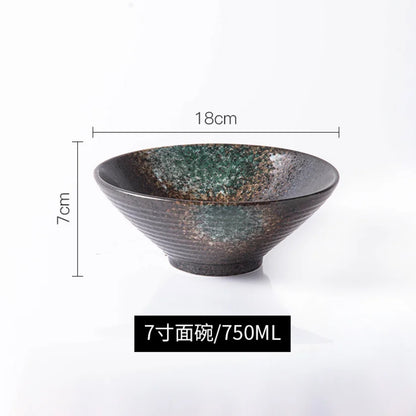 Japanese Ceramic Ramen & Noodle Soup Bowl – Authentic Tableware for Home & Restaurant
