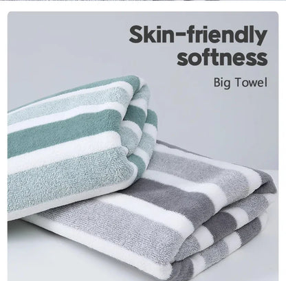 1 Pc Thickened Absorbent Bath Towel Soft Face Towel for Home - BeeTrendyShop.COM