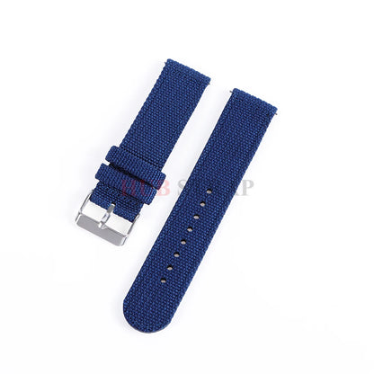 Nylon Canvas Watch Band Woven Soft Belt Universal Bracelet for Men Women Sport Military Universal  Wristband 18mm 20mm 22mm 24mm - BeeTrendyShop.COM