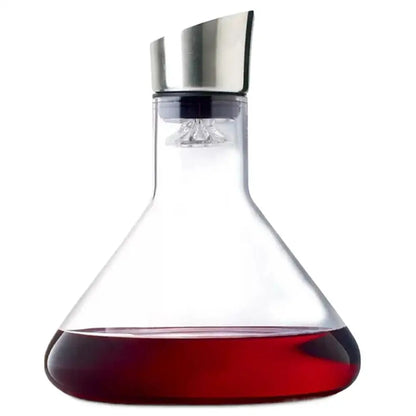 Iceberg Whisky Decanter – 1500ml Lead-Free Crystal Wine Carafe with Aerator