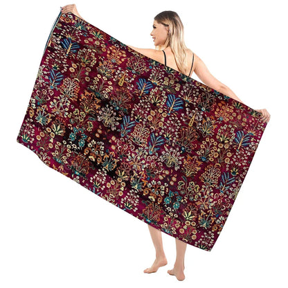 Quick-Dry Microfiber Beach & Bath Towel – Lightweight, Super Absorbent
