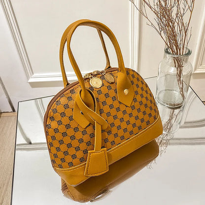 Korean Style Flower Shell Bag for Women – Elegant Floral Shoulder Handbag