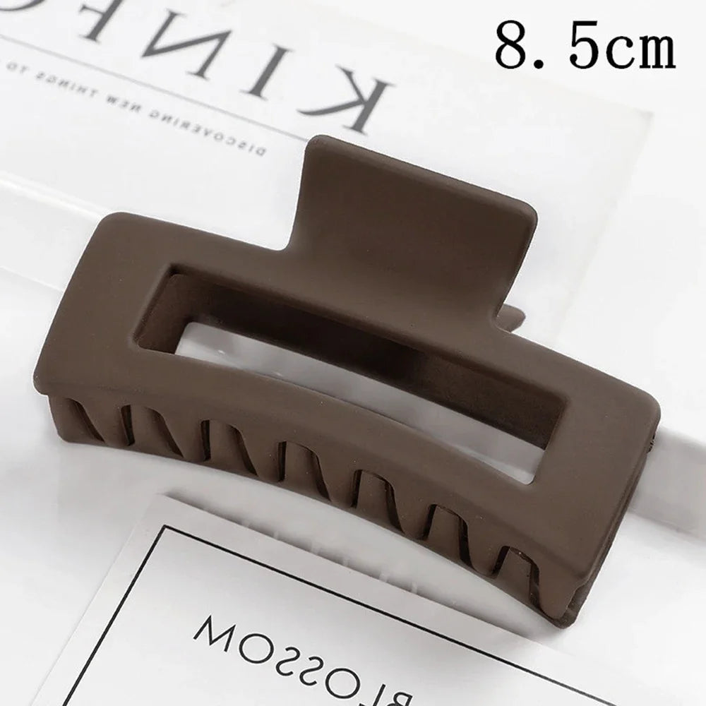 Korean Large Plastic Hair Claw Clip – Fashion Crab Barrette for Women & Girls