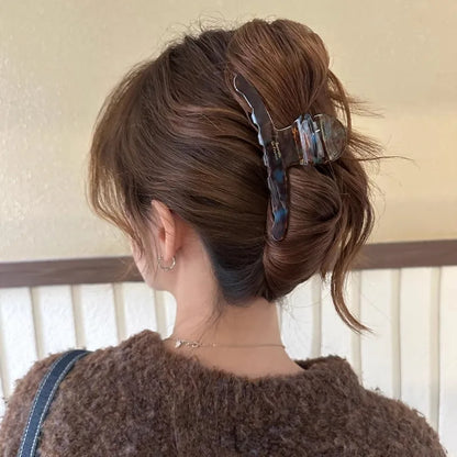 Acetate Leopard Hair Claw Clip – Chic Barrette for Women & Girls