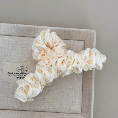 Large Vintage Hair Claw Clip – Elegant Fascinator for Women & Girls