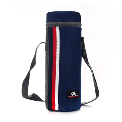1.5L Insulated Water Bottle Cooler Bag – Thermal Oxford Cloth Tote for Camping & Travel