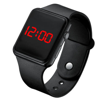 Simple Digital Watch for Men Women Fashion Sport LED Electronic Watch Black Silicone Wristband Casual Mens Watch Reloj Hombre - BeeTrendyShop.COM