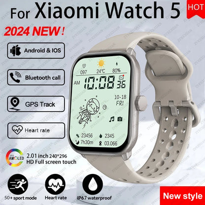 Xiaomi Watch 5 Global Version – HD AMOLED, Heart Rate, GPS, Bluetooth Call, Waterproof Smartwatch