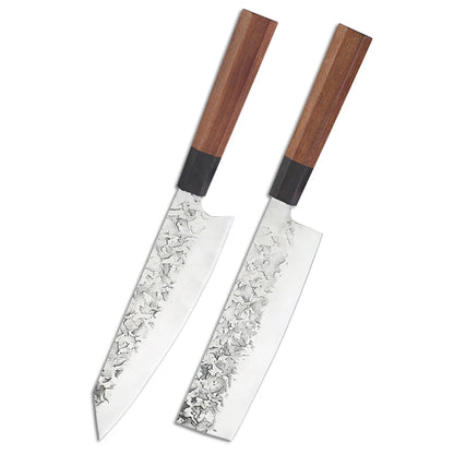 Forged Japanese Chef Knife – Professional Kiritsuke, Santoku & Nakiri Kitchen Knives