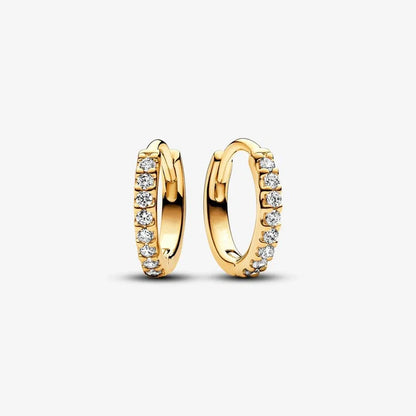 925 Sterling Silver Sparkling Hoop Earrings – Moon Pearl Heart Crystal Jewelry for Women