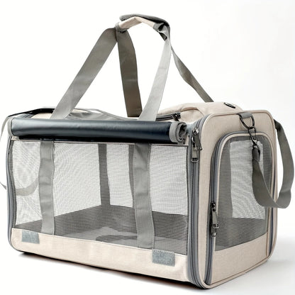 Soft-Sided Pet Carrier for Large & Medium Cats and Dogs