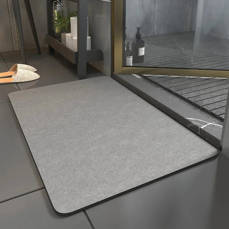 Diatom Bath Mat – Non-Slip Super Absorbent Quick-Dry Bathroom Rug | Nordic Minimalist Design 30x40cm
