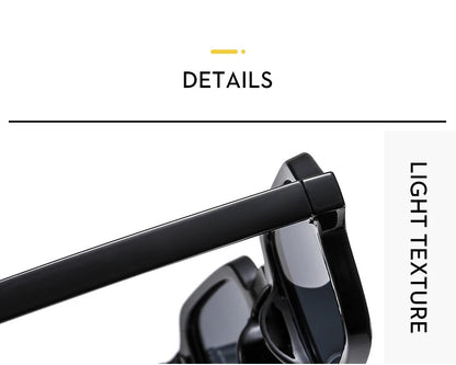 RMM Luxury Rectangle Sunglasses – Vintage Mirror UV400 for Women & Men