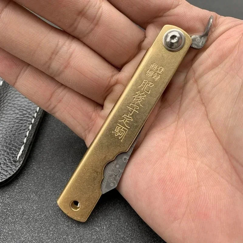 Higonokami Japanese Forged Steel Folding Knife – Outdoor Pocket Survival & EDC Tool