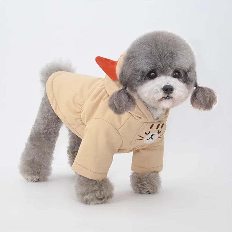 Luxury Waterproof Dog & Cat Jacket - Winter Warm Coat for Small Breeds