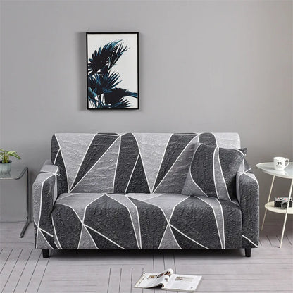 1pc Flower Printed Elastic Sofa Cover Antidirty Spandex Sofa Cover Furniture Protector for Bedroom Office Living Room Home Decor - BeeTrendyShop.COM