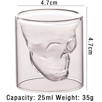 Double Bottom Crystal Cocktail Glass – Multi-Use Bar Drinkware