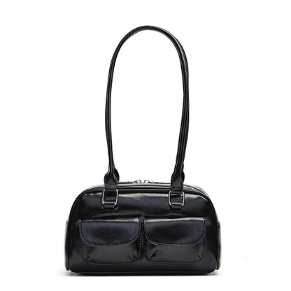 new women's bag bowling bag 2024 new niche Joker Boston bag Tote bag underarm shoulder bag - BeeTrendyShop.COM