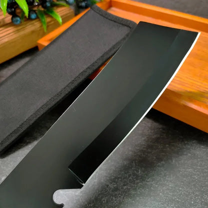 Handmade Forged Butcher Boning Knife – Stainless Steel Meat Cleaver with Plastic Handle