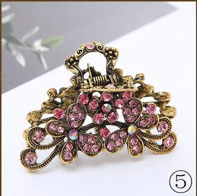 Large Frosted Square Hair Claw Clip – Solid Color Barrette for Women & Girls