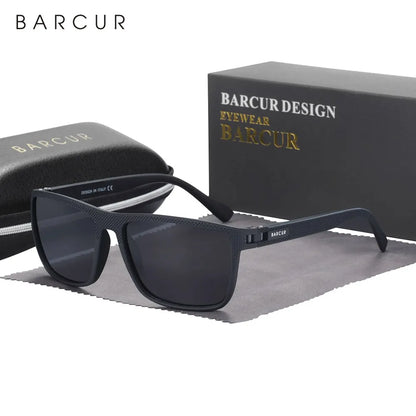 BARCUR TR90 Sports Sunglasses – Polarized Lightweight UV400 for Men