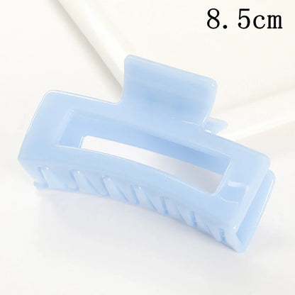 Korean Large Plastic Hair Claw Clip – Fashion Crab Barrette for Women & Girls