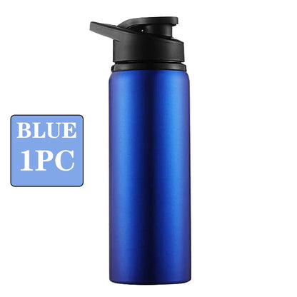 Metal Aluminum Water Bottle 700ml – Leakproof Reusable Sports Bottle for Cycling, Hiking & Gym