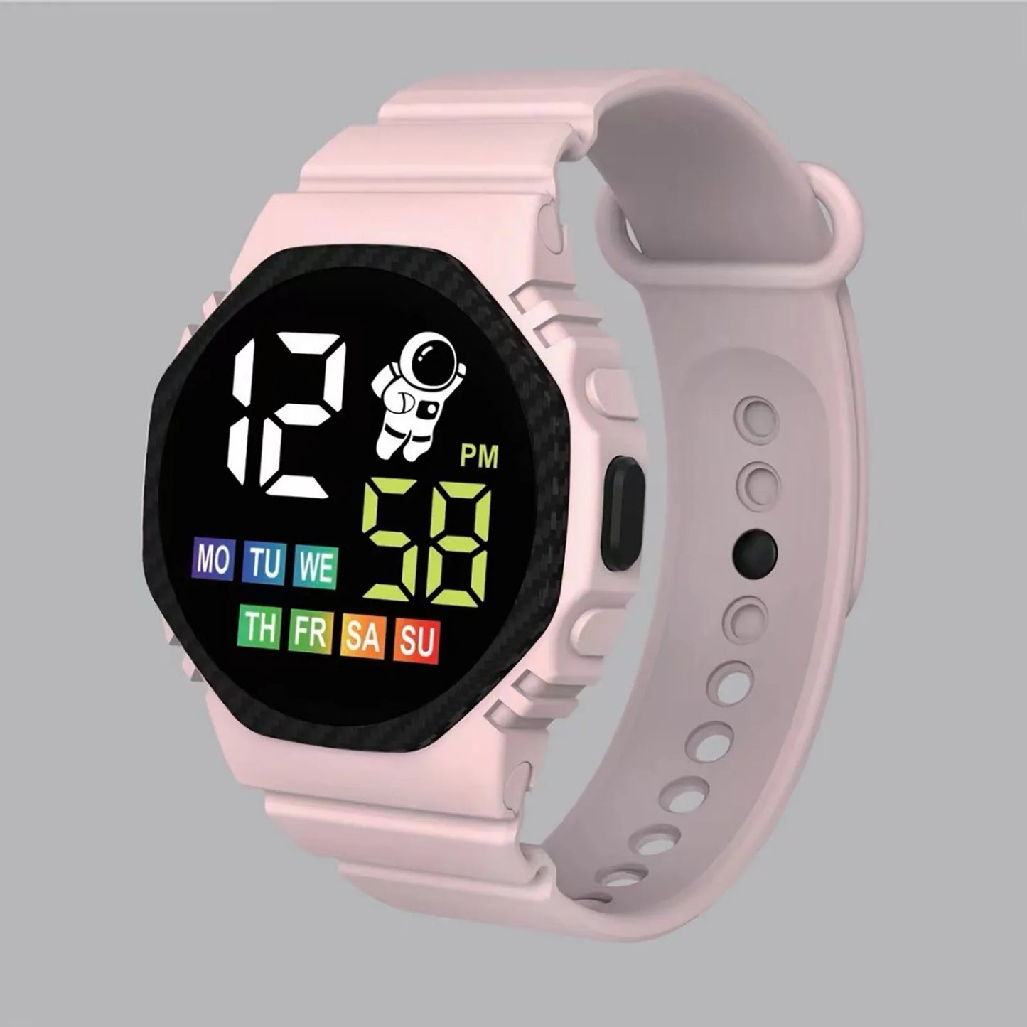 Digital Watch Sports Electronic Watch Waterproof Men'S And Women'S Children'S Outdoor Watch Led Display Multi-Function Digital