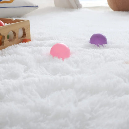 Fluffy Large Carpet Living Room Plush Lounge Rug in The Bedroom Floor Mat Soft Velvet Carpets For Children Kids Decoration  ﻿ - BeeTrendyShop.COM