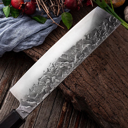 Forged Japanese Chef Knife – Professional Kiritsuke, Santoku & Nakiri Kitchen Knives