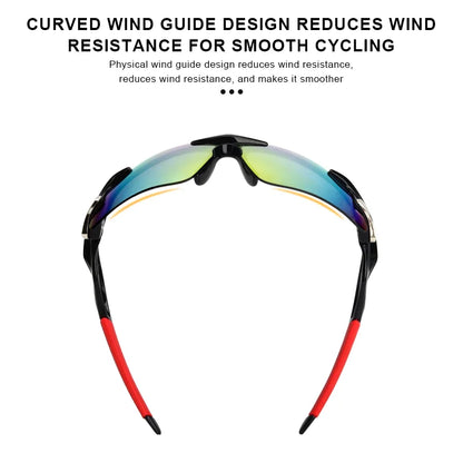 RIDERACE Cycling Sunglasses – UV400 Road & MTB Bike Protection Goggles Unisex