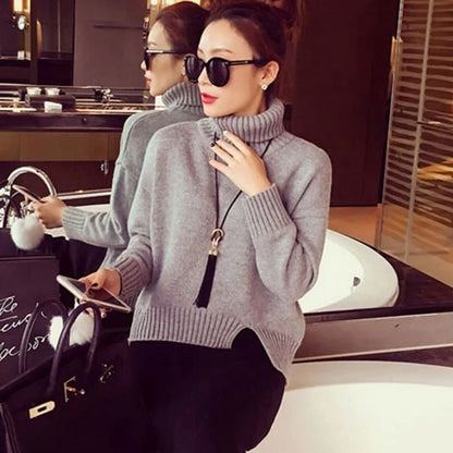 Tassel Geometric Sweater Chain Long Necklace – Trendy Fashion Pendant for Women