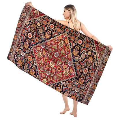 Quick-Dry Microfiber Beach & Bath Towel – Lightweight, Super Absorbent