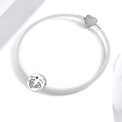 925 Sterling Silver Heart, Flower, Clover & Turtle Charm Bead – DIY Birthday Jewelry