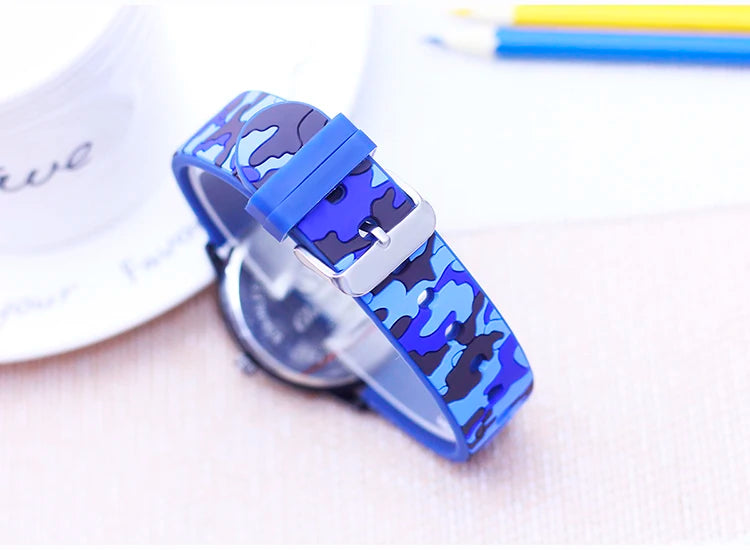 man high school students fashion personality super cool military camouflage watches men's boys big digital dial wrist watches - BeeTrendyShop.COM