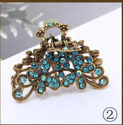 Large Frosted Square Hair Claw Clip – Solid Color Barrette for Women & Girls