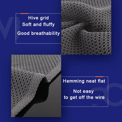 Cotton Honeycomb Kitchen Dishcloth – Soft, Absorbent & Breathable Cleaning Cloth