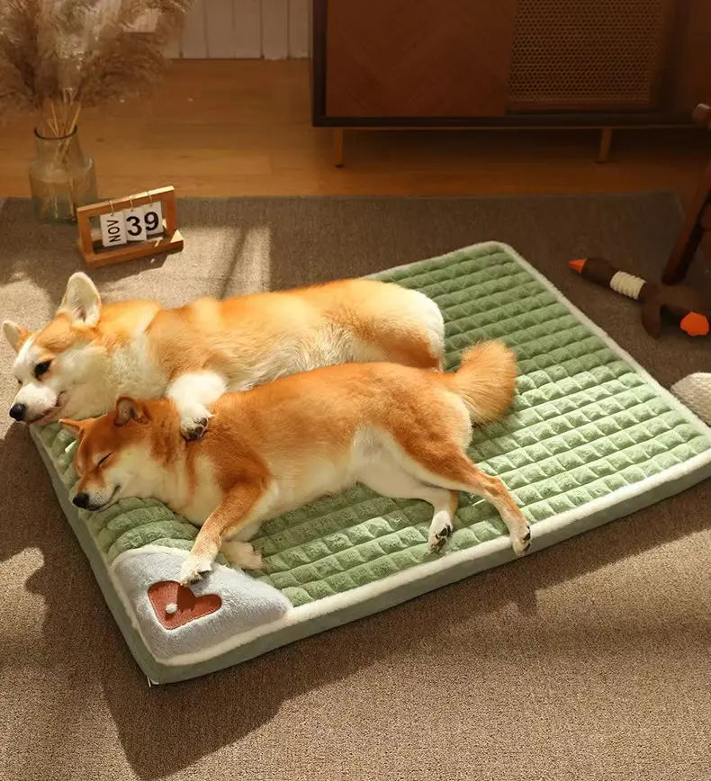 Orthopedic Memory Foam Dog Bed - Machine Washable for All-Size Dogs & Cats