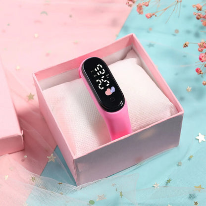 Touch Led Digital Children Watch Fashion Waterproof Boys Sports Women Children Watch Bracelet Watch Birthday Gift - BeeTrendyShop.COM