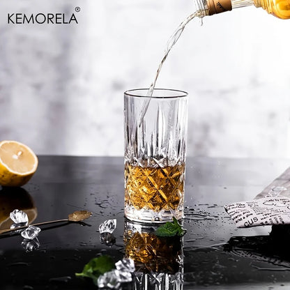 423ML Stemware Glass Cup – Elegant Drinking Glass for Water Beer Soda Party