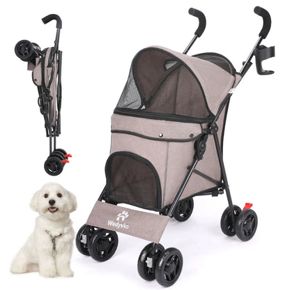 Portable Pet Stroller - Breathable Carrier for Small Dogs & Cats - BeeTrendyShop.COM