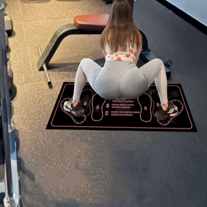 Non-Slip Squat Mat – Durable Two-Color Exercise Mat for Home & Gym Workouts