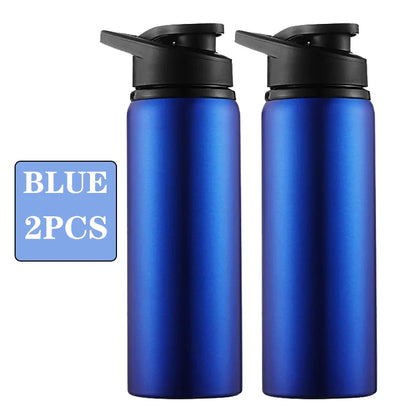 Metal Aluminum Water Bottle 700ml – Leakproof Reusable Sports Bottle for Cycling, Hiking & Gym