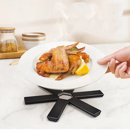 Folding Heat Insulation Pot Mat & Placemat – High Temperature Resistant Coaster for Pots & Pans