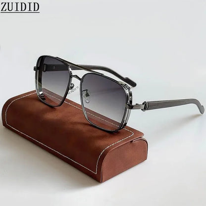 Luxury Vintage Steampunk Sunglasses – Wood Frame Polarized Photochromic Lenses