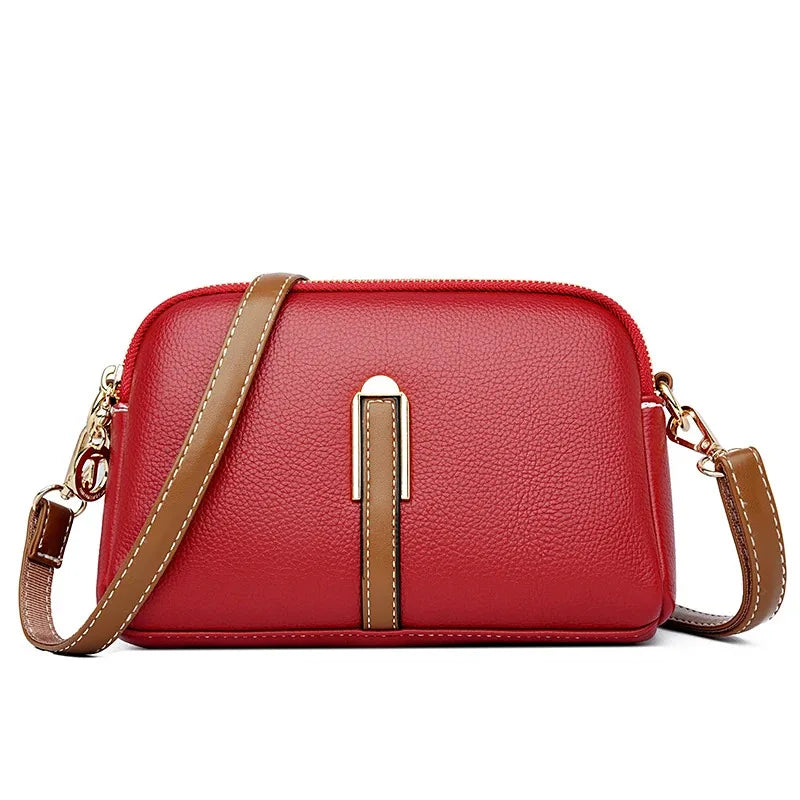 Women's Messenger Bag Women's Shoulder Bag Handbag Designer Cowhide Flap Bag Luxury Crossbody Bag For Women