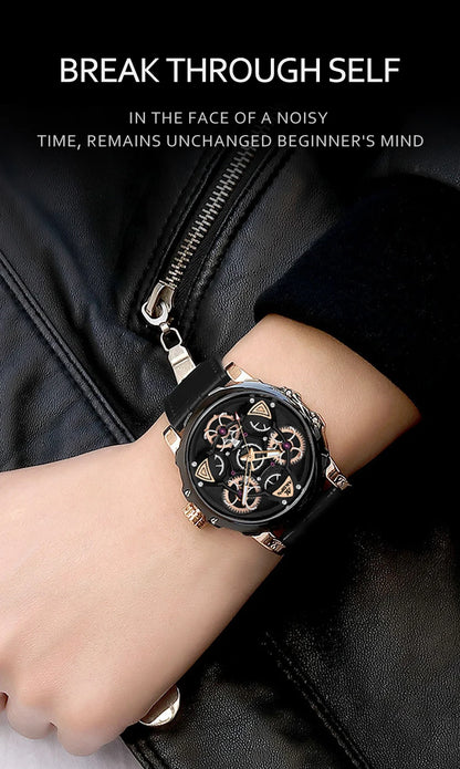 A high-end men's watch with cool retro and trendy style quartz watch - BeeTrendyShop.COM